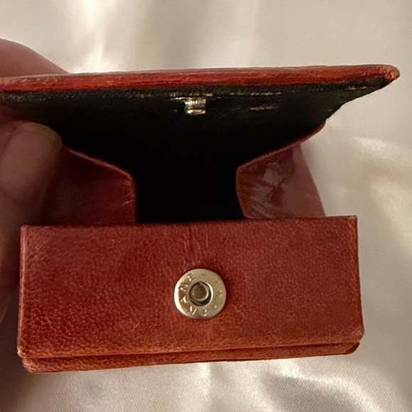 Embossed Leather Wallet with Animal Design vintage 1970’s it’s a coin purse - Picture 3 of 5